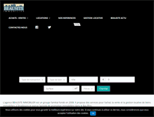Tablet Screenshot of beausite-immobilier.com